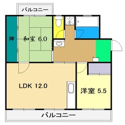 コーポ多喜の物件間取画像